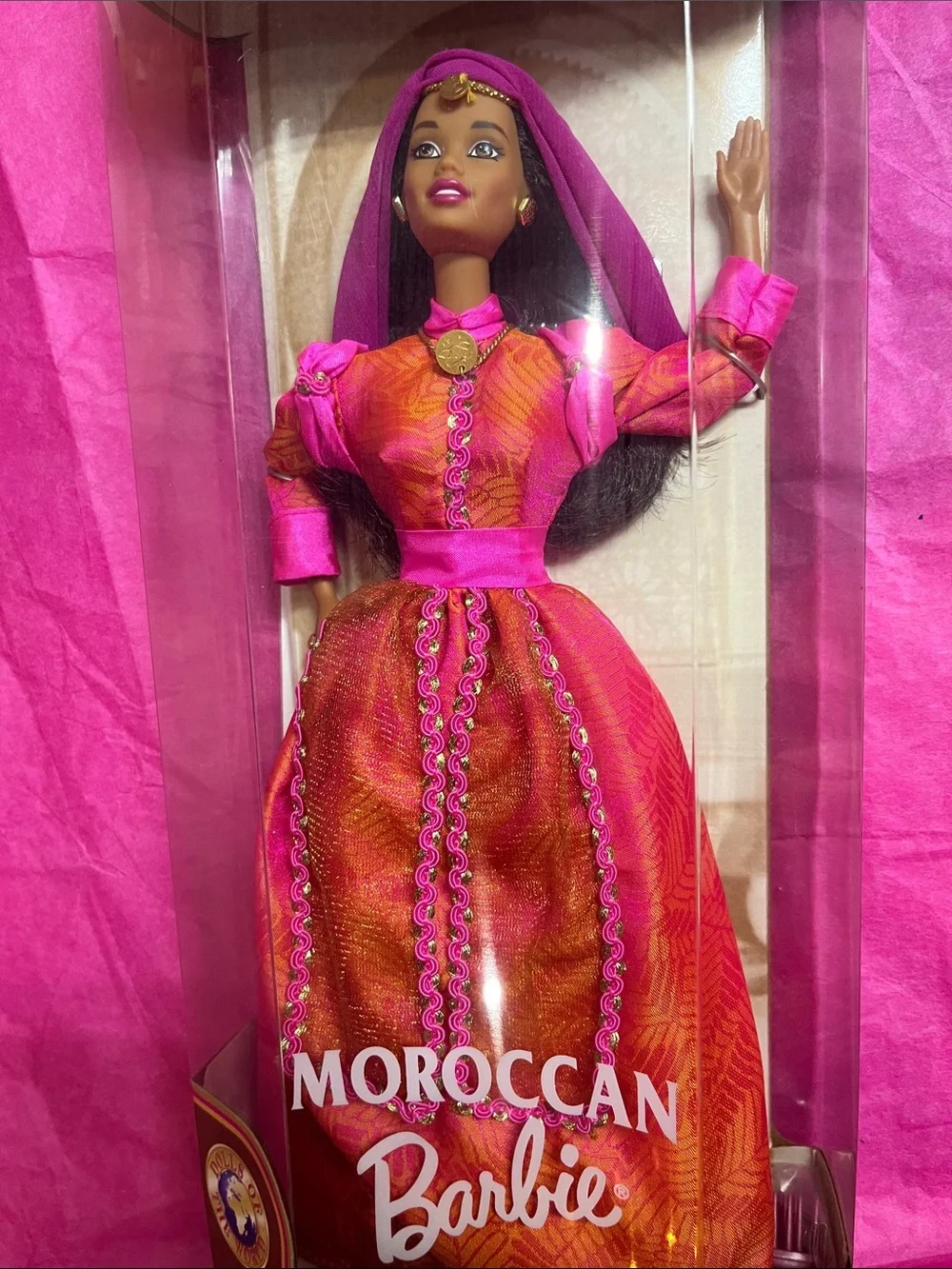 1998 Moroccan Barbie Dolls of the World Collection Traditional Dress NRFB